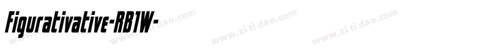 Figurativative-RB1W字体转换