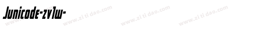 Junicode-zv1w字体转换