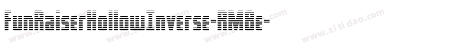 FunRaiserHollowInverse-RM8e字体转换