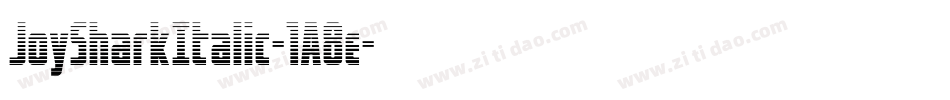 JoySharkItalic-1A8e字体转换