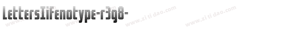 LettersIiFenotype-r3g8字体转换