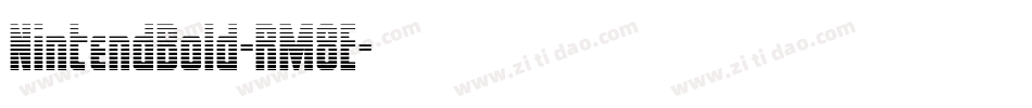 NintendBold-RM8E字体转换 NintendBold-RM8E字体转换