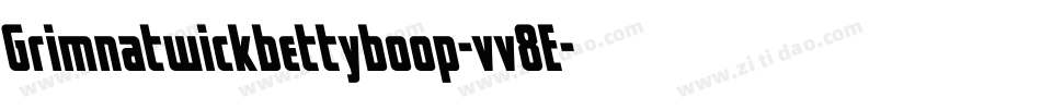 Grimnatwickbettyboop-vv8E字体转换
