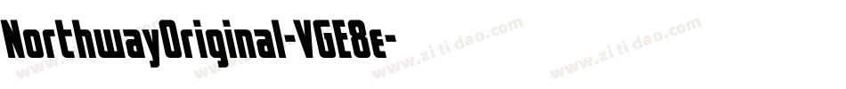 NorthwayOriginal-VGE8e字体转换
