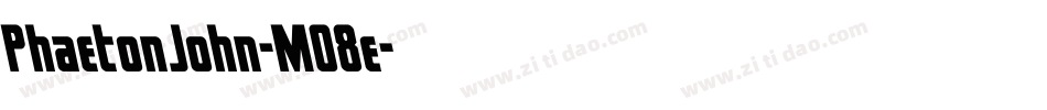 PhaetonJohn-MO8e字体转换