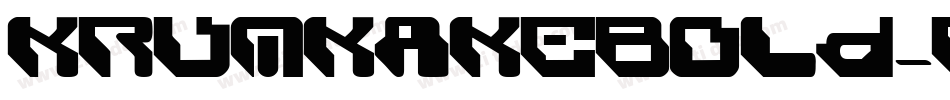 Krumkakebold-rJrO字体转换