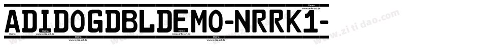 AdidogDblDemo-nRrK1字体转换