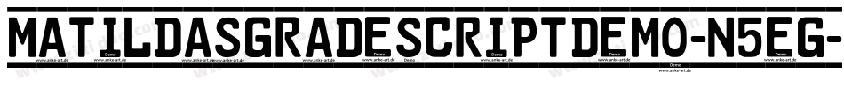 MatildasGradeScriptDemo-n5eg字体转换