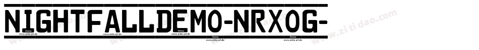 NightfallDemo-nRxog字体转换