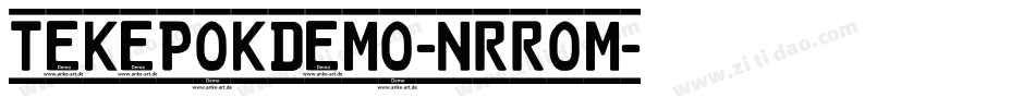 TekepokDemo-nRrOM字体转换