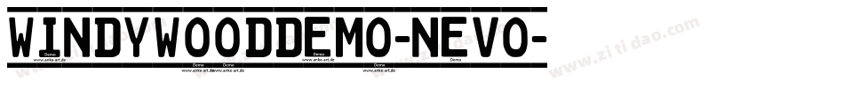WindyWoodDemo-nEvO字体转换