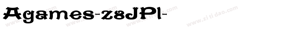 Agames-z8JPl字体转换