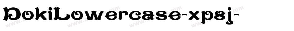 DokiLowercase-xp8j字体转换