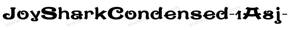 JoySharkCondensed-1A8j字体转换