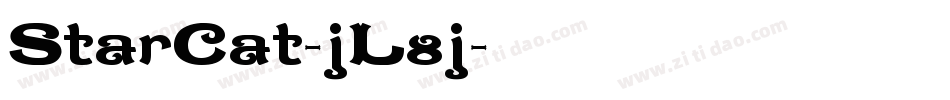 StarCat-jL8j字体转换 StarCat-jL8j字体转换