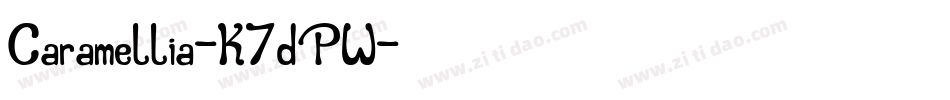 Caramellia-K7dPW字体转换