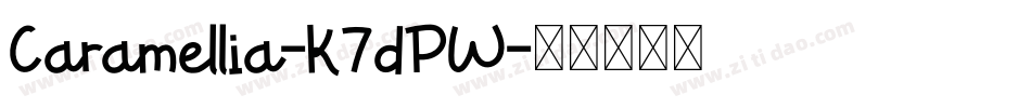 Caramellia-K7dPW字体转换