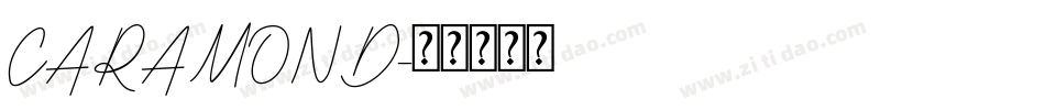 CARAMOND字体转换