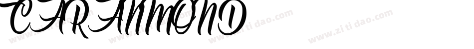 CARANMOND字体转换