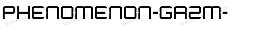 Phenomenon-GAzm字体转换