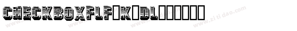 Checkboxflf-K7dl字体转换