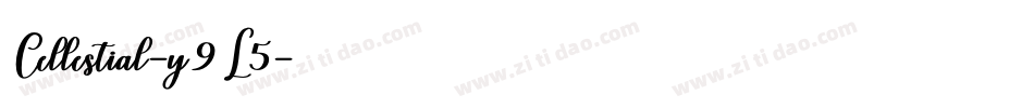 Cellestial-y9L5字体转换