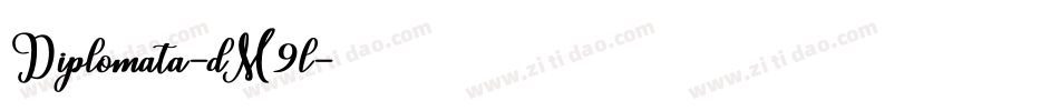 Diplomata-dM9l字体转换