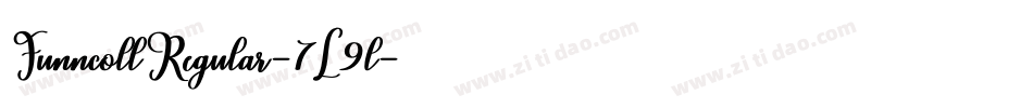 FunncollRegular-7L9l字体转换 FunncollRegular-7L9l字体转换