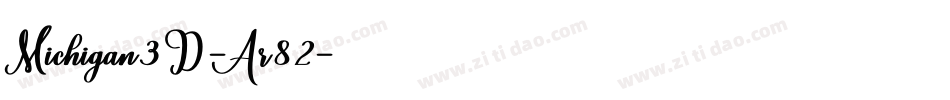 Michigan3D-Ar82字体转换