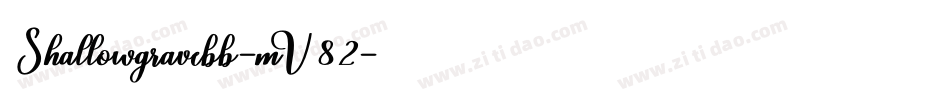 Shallowgravebb-mV82字体转换