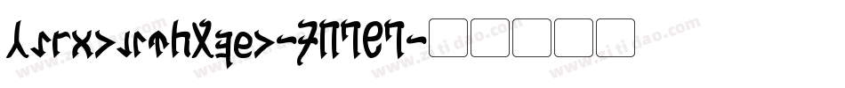 CardolithDemo-7BPMP字体转换