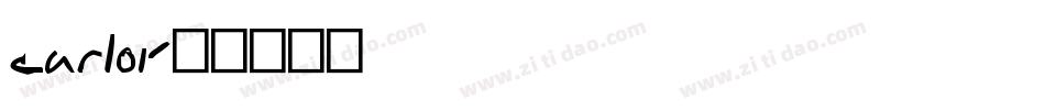 carloi字体转换