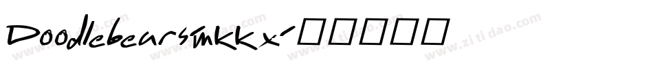 Doodlebears-mKKx字体转换