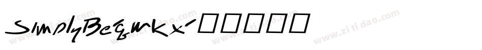 SimplyBe-qwKx字体转换 SimplyBe-qwKx字体转换