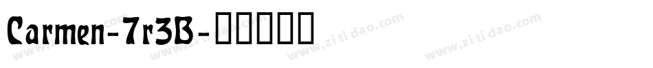 Carmen-7r3B字体转换