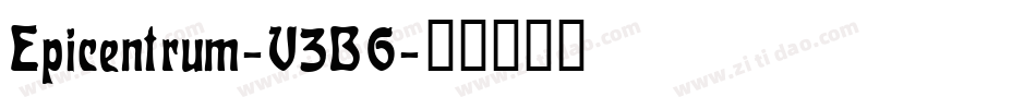 Epicentrum-V3B6字体转换