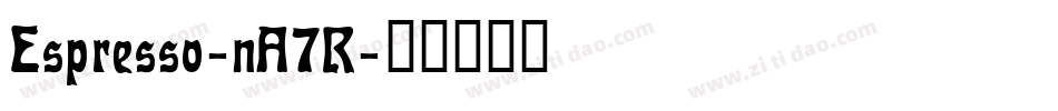 Espresso-nA7R字体转换