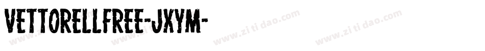 VettorellFree-JxYm字体转换