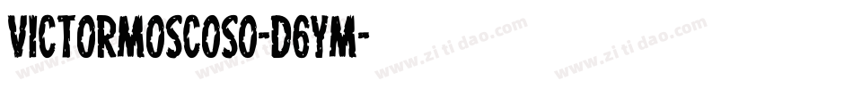 VictorMoscoso-D6Ym字体转换