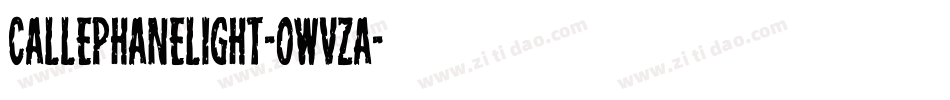 CallephaneLight-owvZa字体转换