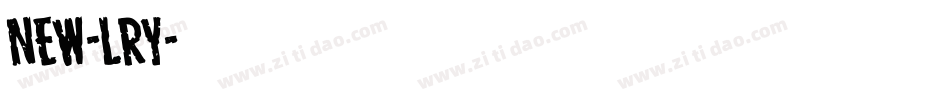 New-Lry字体转换