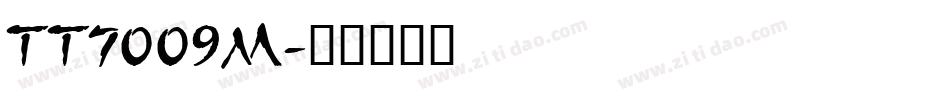 TT7009M字体转换