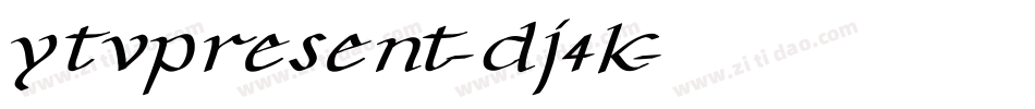 YtvPresent-dJ4K字体转换