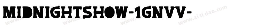 MidnightShow-1GnVv字体转换