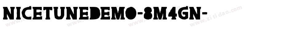 NiceTuneDemo-8M4Gn字体转换