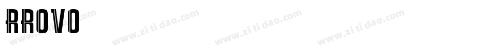 RoustelRegular-OVOoo字体转换