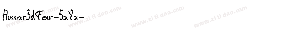 Hussar3dFour-5z8z字体转换