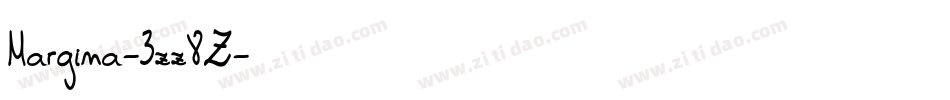 Margina-3zz8Z字体转换