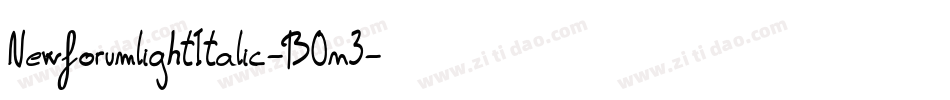 NewforumlightItalic-B0n3字体转换 NewforumlightItalic-B0n3字体转换