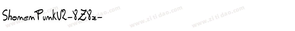 ShonenPunkV2-8Z8z字体转换 ShonenPunkV2-8Z8z字体转换